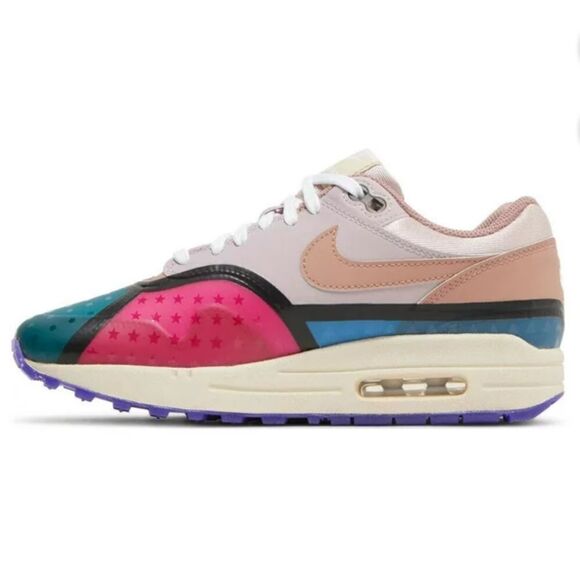 Nike Air Max 1 Premium Plum Fog Fossil Rose Womens Size 13 NWOB - Picture 2 of 11